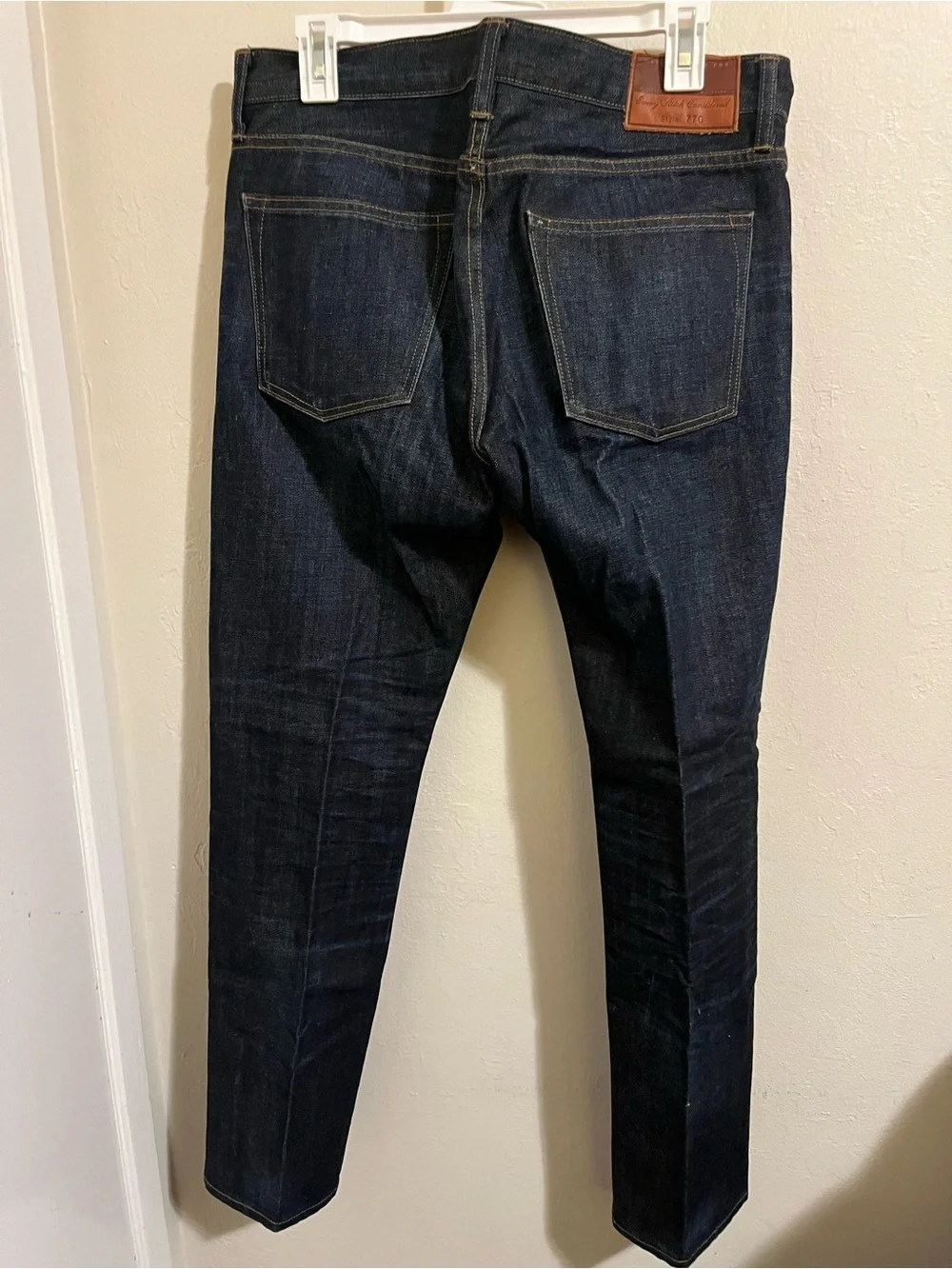 J. Crew Slim Straight Dark Indigo Men's Jeans